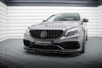 Mercedes AMG C63 Sedan / Estate W205 Facelift 2018-2021 Street Pro Frontläpp / Frontsplitter Maxton Design